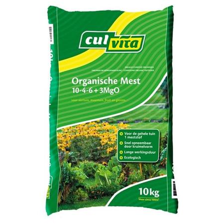 Culvita Organische Mest NPK 10+4+6 +3MgO 5 kg